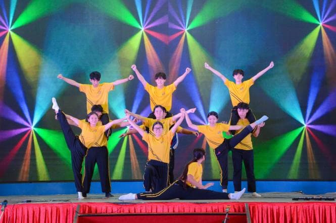 Student creators showcasing art