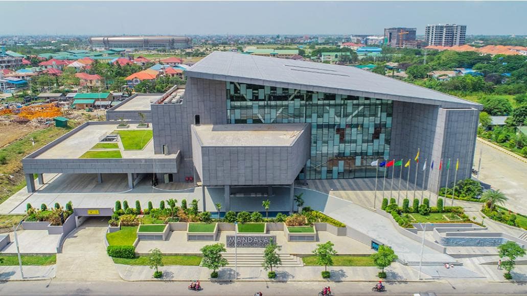 Mandalay Convention Center aerial view